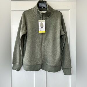 Mondetta Heather Green Zip-Up Jacket NWT size small